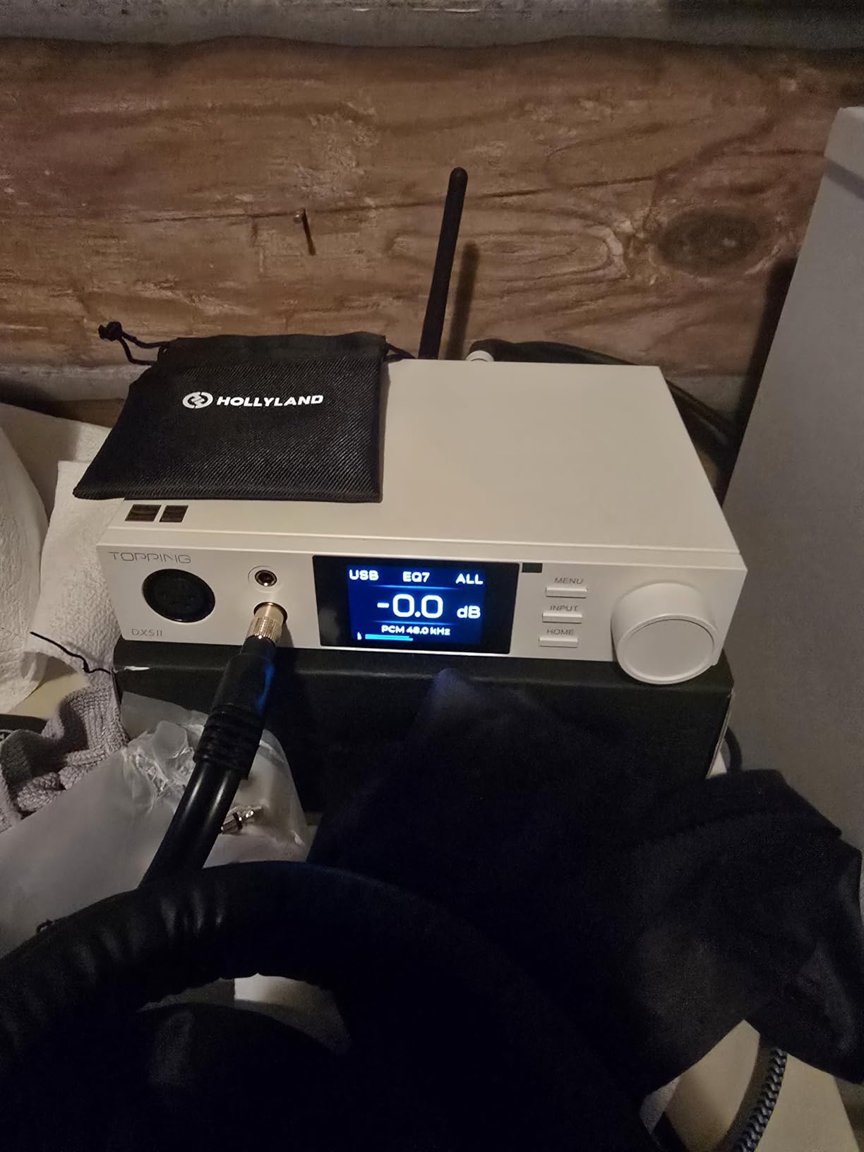 TOPPING DX5 II Hi-Res DAC & Headphone Amp Combo – Dual ES9039Q2M, X-Hybrid Amp, 10-Band PEQ, LDAC Bluetooth 5.1, 4.4mm Balanced & 6.35mm Headphone Output, Preamp Mode, 12V Trigger (Silver) customer photo 1