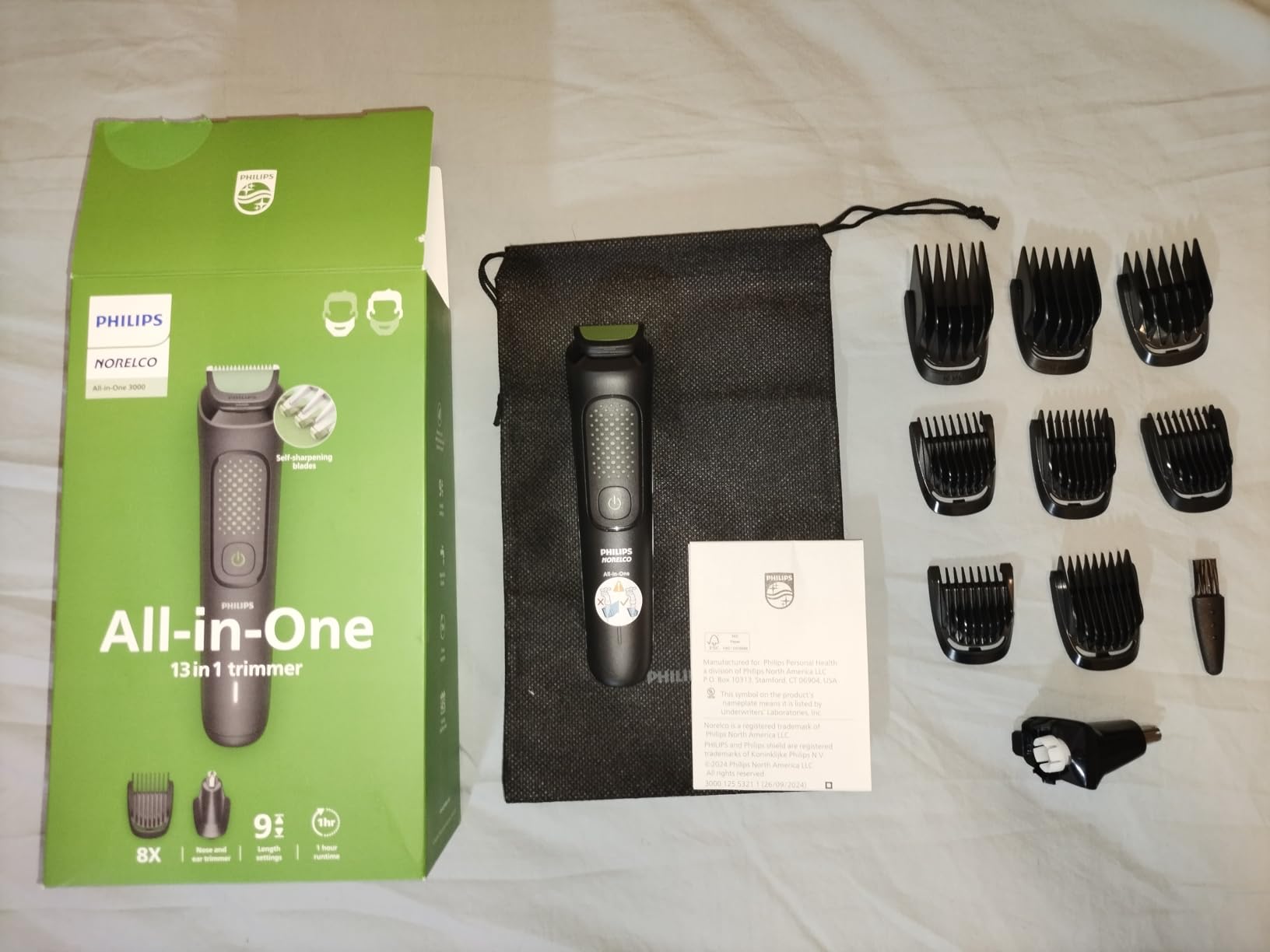 Philips Norelco All-in-One 3000 13-in-1 Trimmer, Face & Hair, Comfort Tips customer photo 2