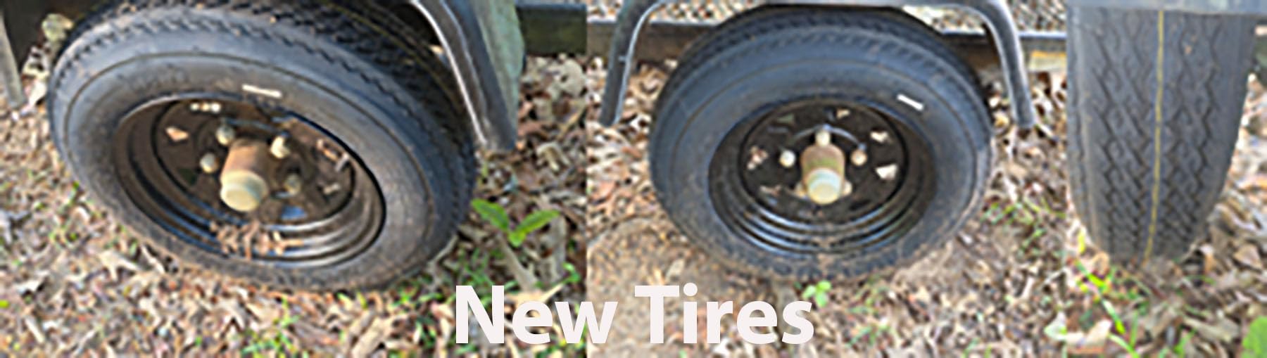GarveeTech 2-Pack Trailer Tire On Rim ST205/75D14 Trailer Tires and Wheels 5 Lug on 4.5 in PCD Trailer Tires with 14 in Rims Load Range C 6PR Black customer photo 2