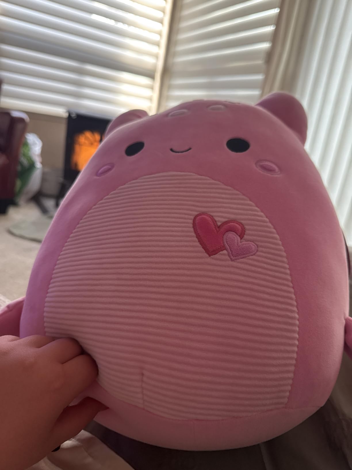 Squishmallows Original 12in Chip the Beaver Holding Rose – Official Jazwares Plush (Medium-Sized) customer photo 1