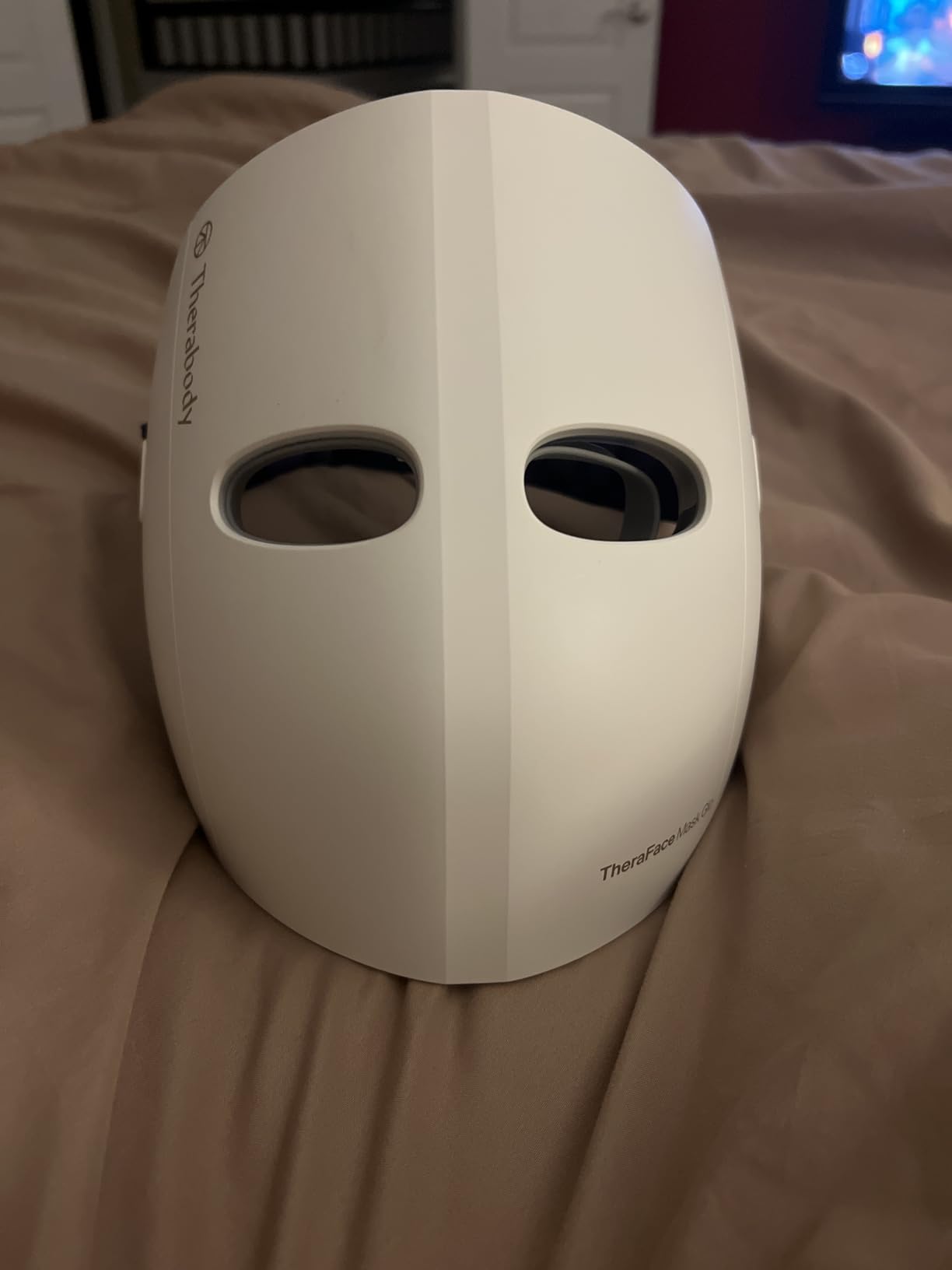 TheraFace Therabody Mask Glo - Cordless LED Skincare Face Mask with Red/Blue/Infrared Light & Relaxing Scalp Massage for Glowing, Healthier-Looking Skin - FDA Cleared customer photo 2