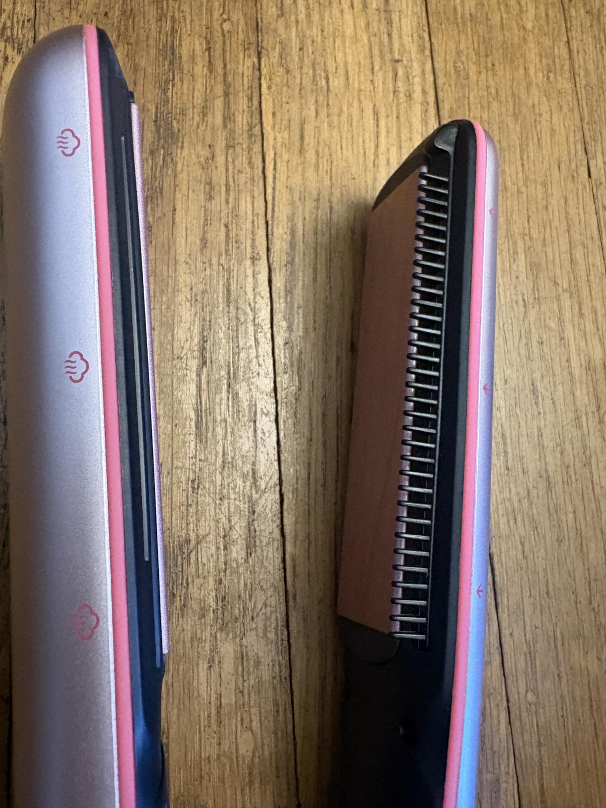 Steam Hair Straightener with 25ml Tank & Argan Oil Ceramic Plates customer photo 1