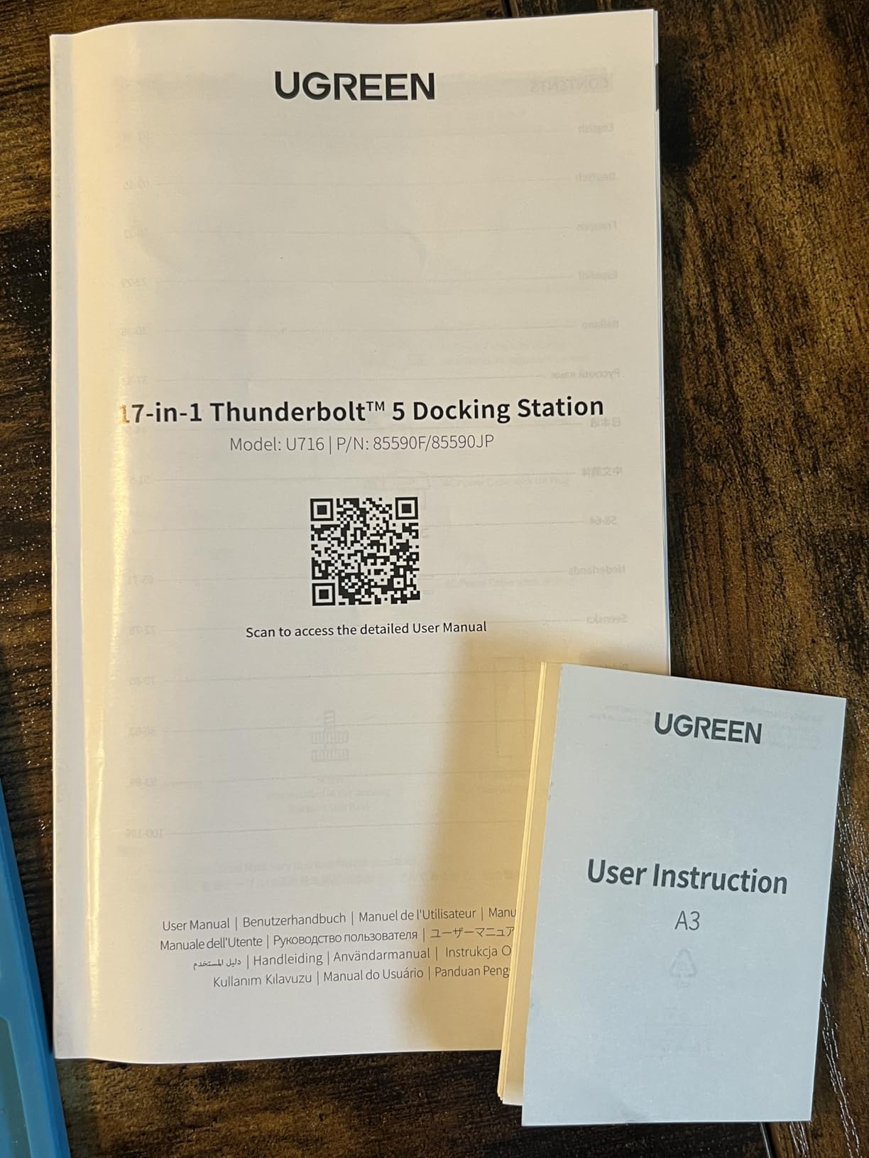 UGREEN Maxidok Thunderbolt 5 Docking Station, 8TB M.2 NVMe SSD Support customer photo 1