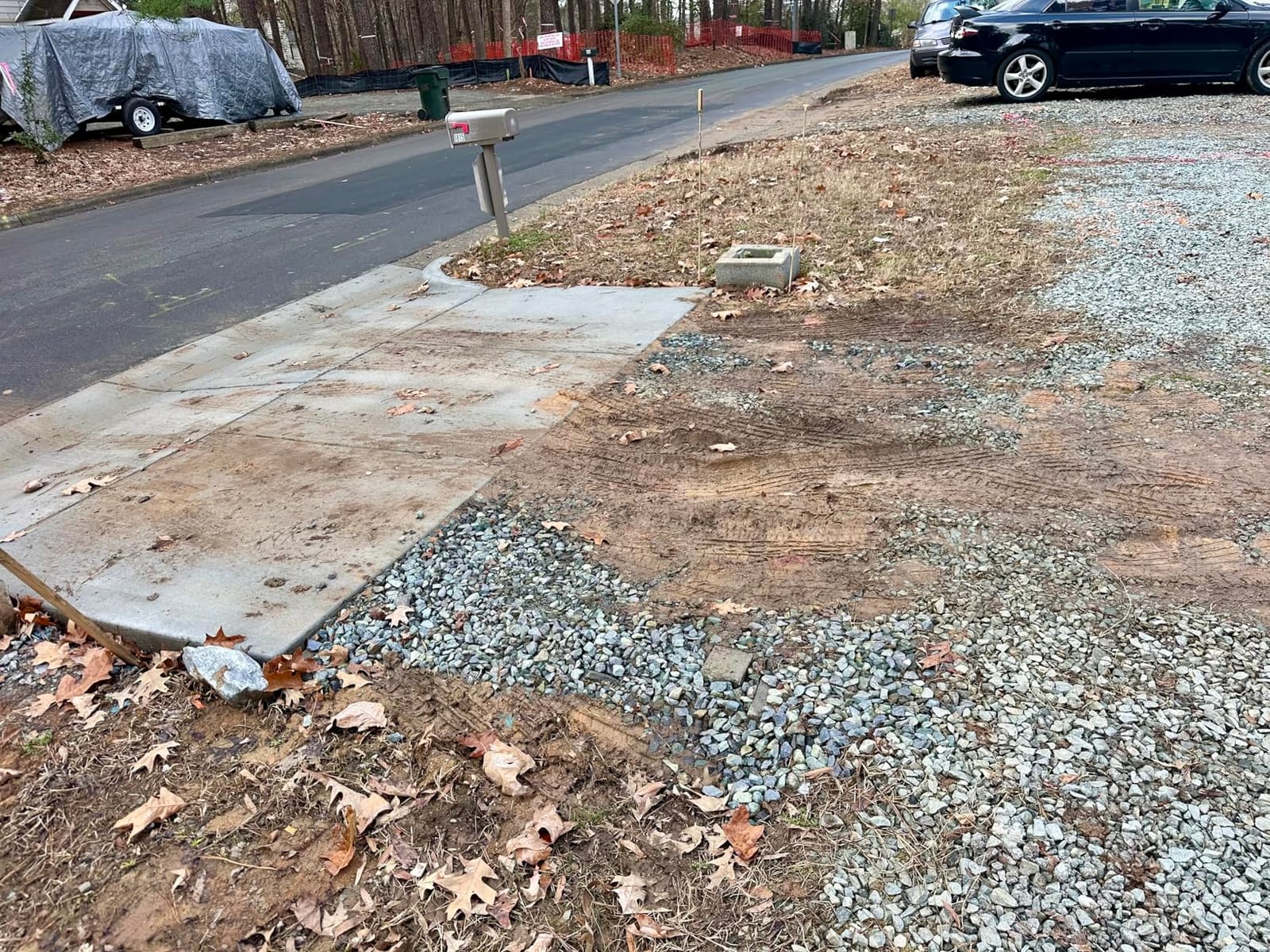 17.6 ft × 6.6 ft Ground Grid, 2 in Depth Geocell Gravel Grid customer photo 1
