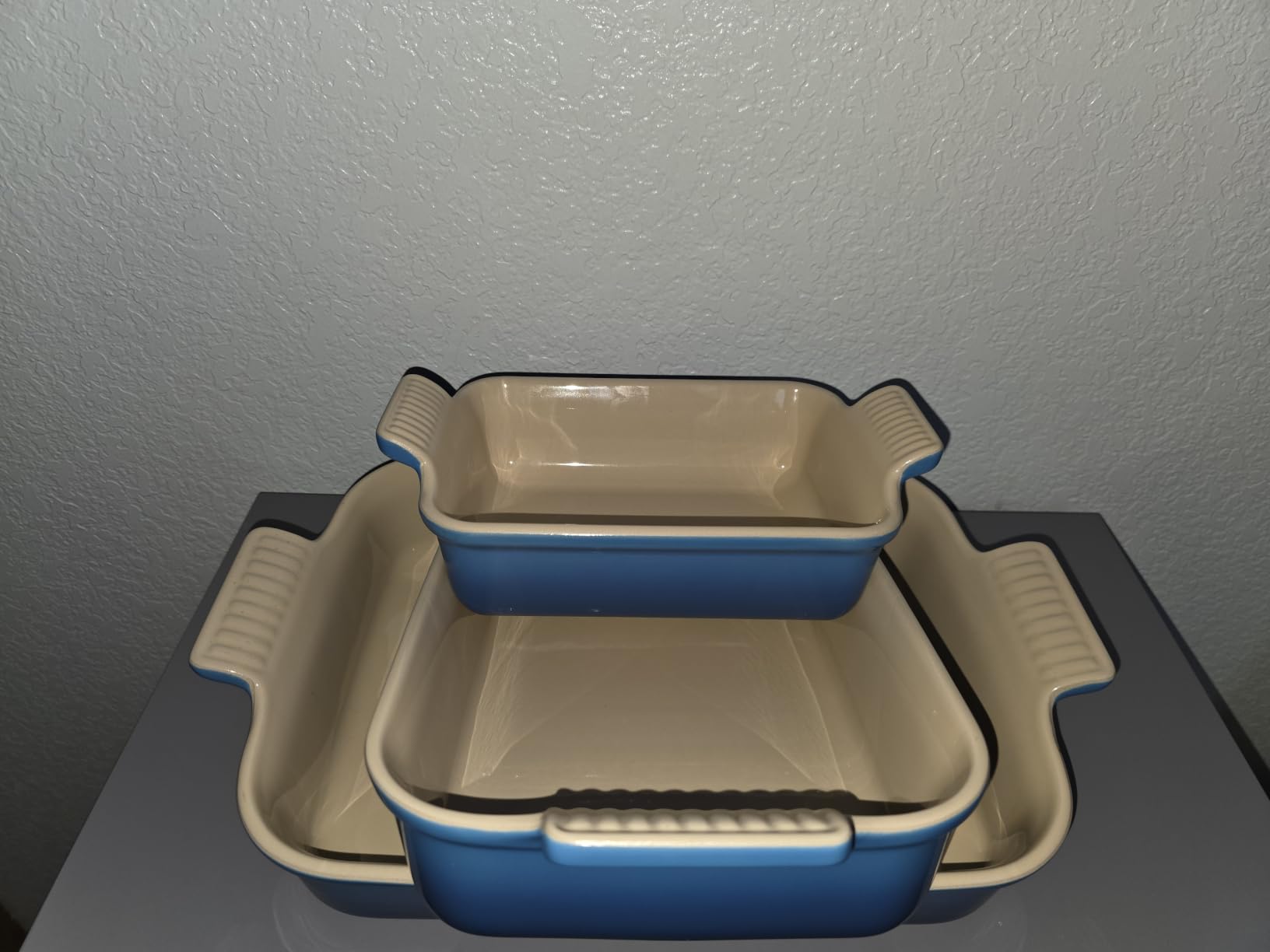 Le Creuset Stoneware Heritage Rectangular Baking Dish, 3 pc., Riviera customer photo 1