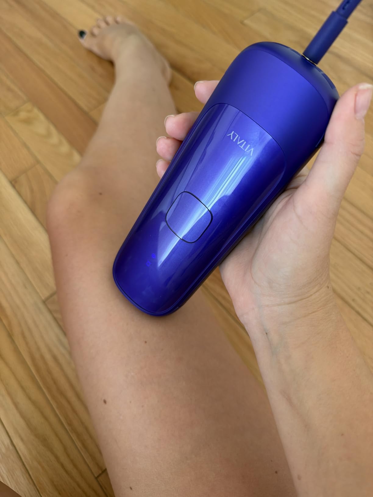 IPL Laser Hair Removal Device For Women: Permanent Hair Removal with Ice Cooling, Safe Skin Sensor & Auto Flashing & Nearly Painless & Long-Lasting Results For Fast Full Body, Holiday Gifts customer photo 2