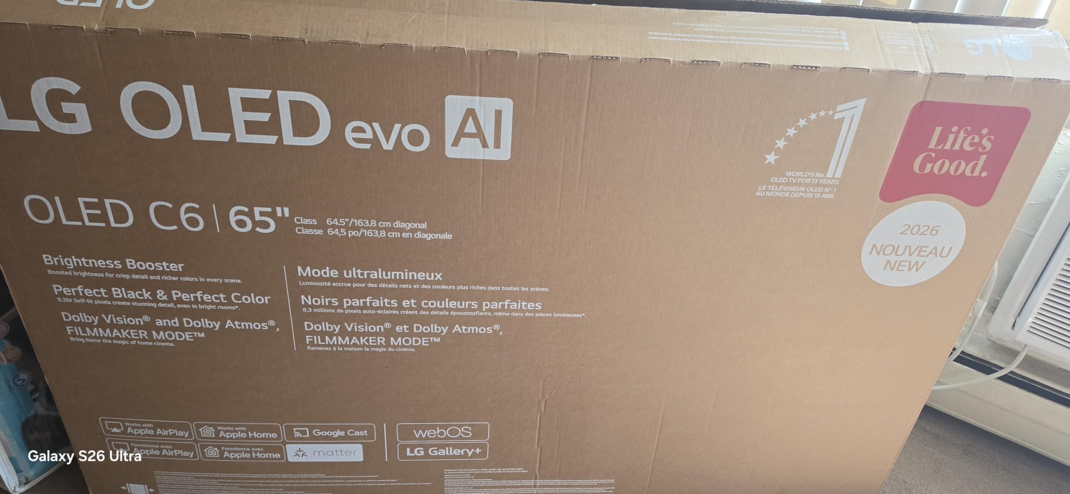 LG OLED C6 65 customer photo 2