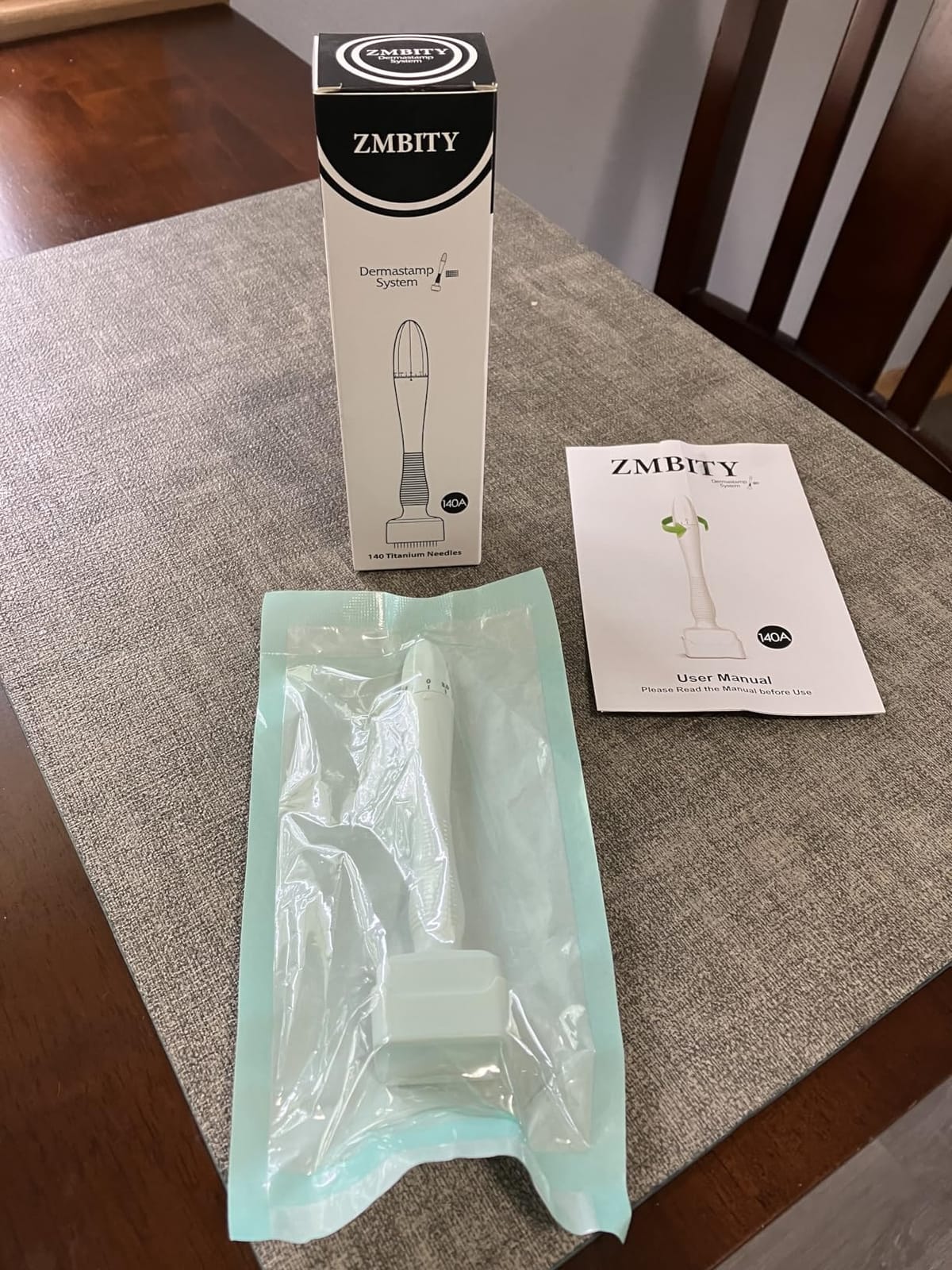 Titanium Derma Stamp - Microneedle Skin Care Tool for Scalp Face - Microneedling Stamp for Home Use - Derma Roller Alternative customer photo 2