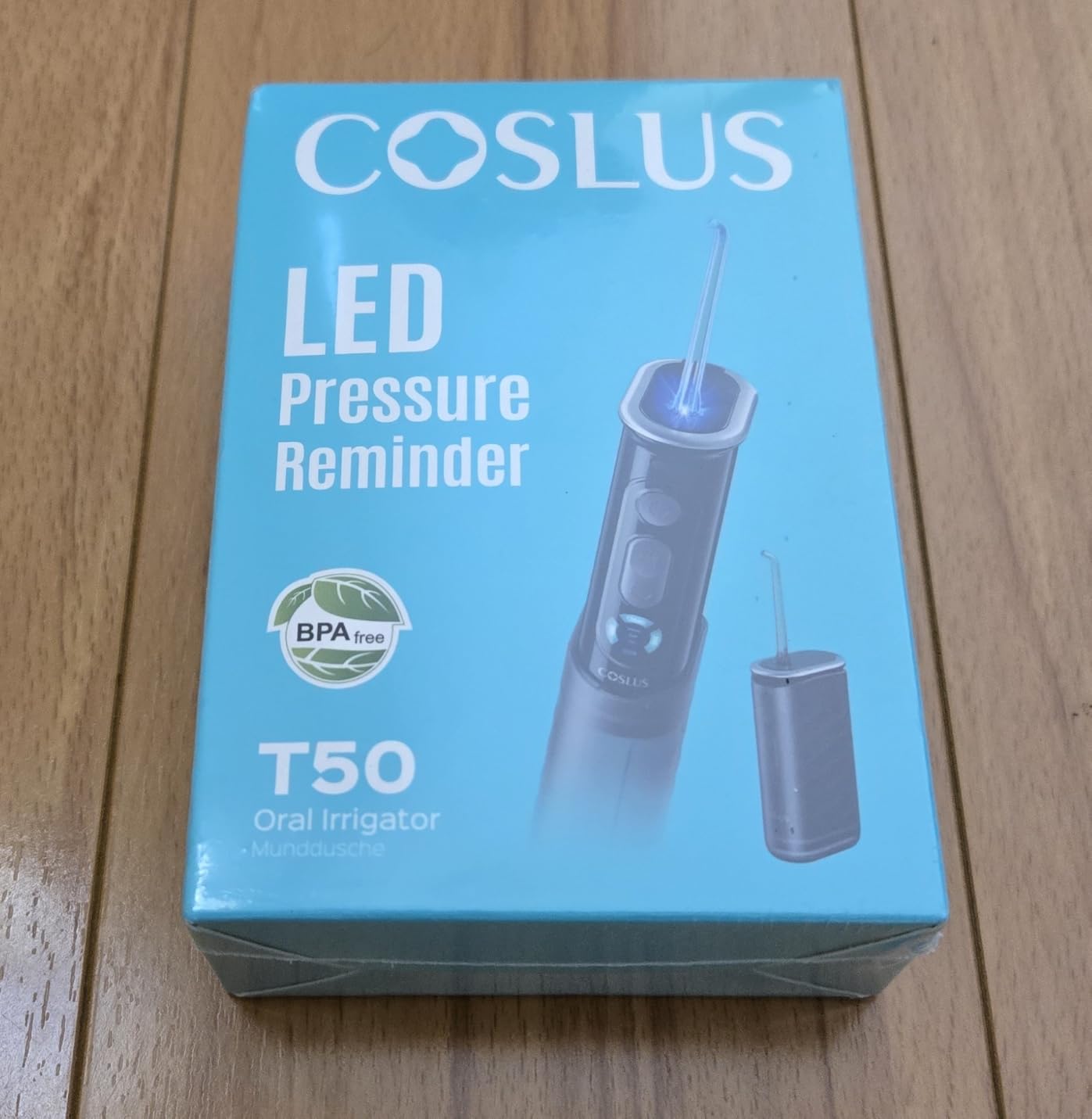 COSLUS T50 Portable Travel Water Dental Flosser with Screen Display, Black customer photo 2