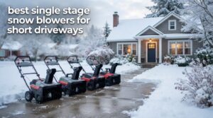 best single stage snow blowers for short driveways