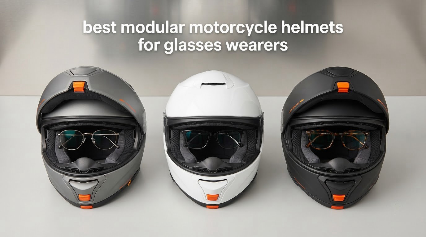 best modular motorcycle helmets for glasses wearers