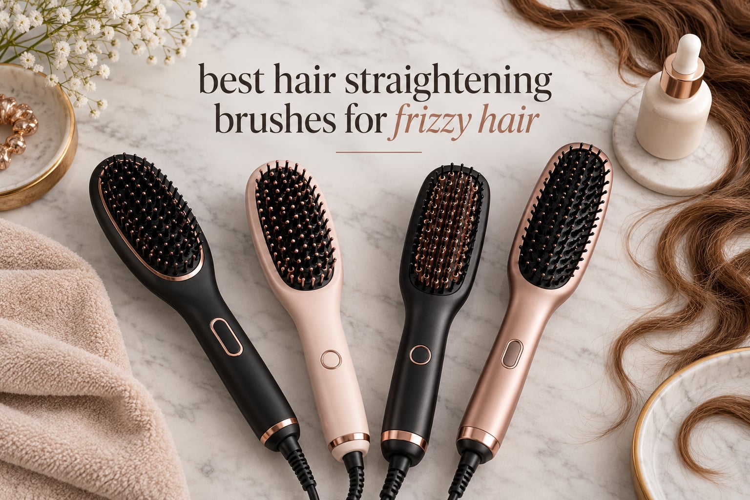 best hair straightening brushes for frizzy hair