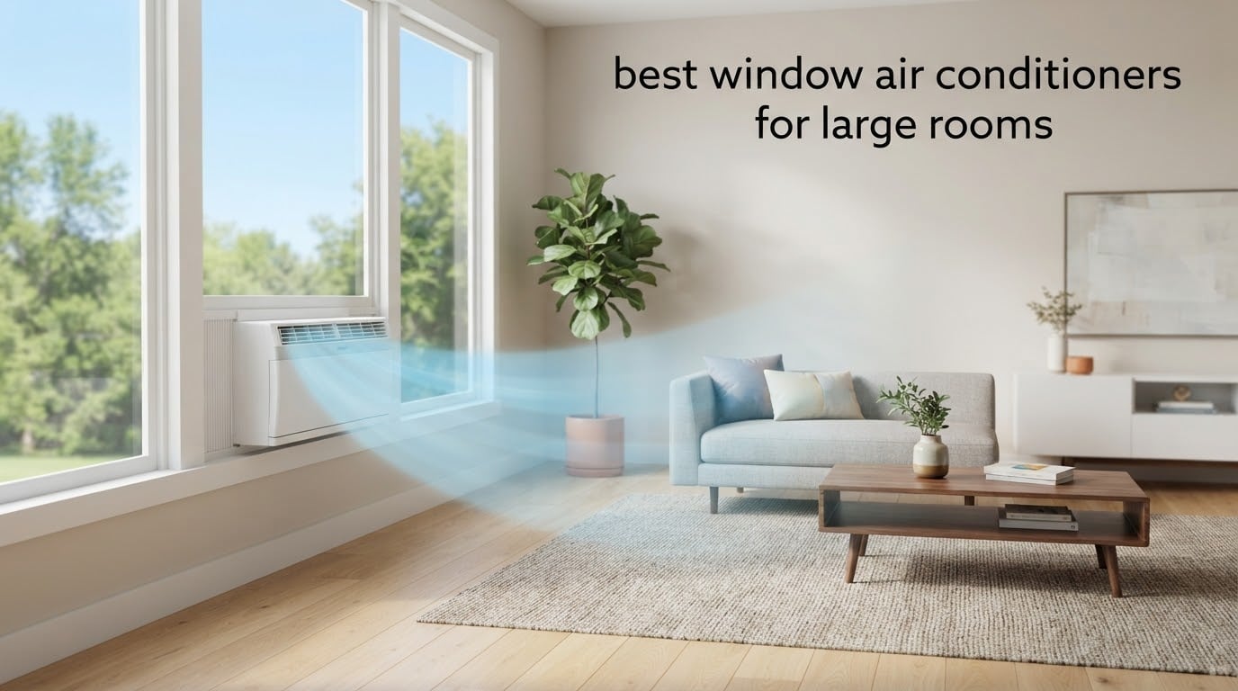 best window air conditioners for large rooms