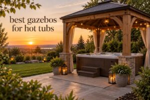 best gazebos for hot tubs