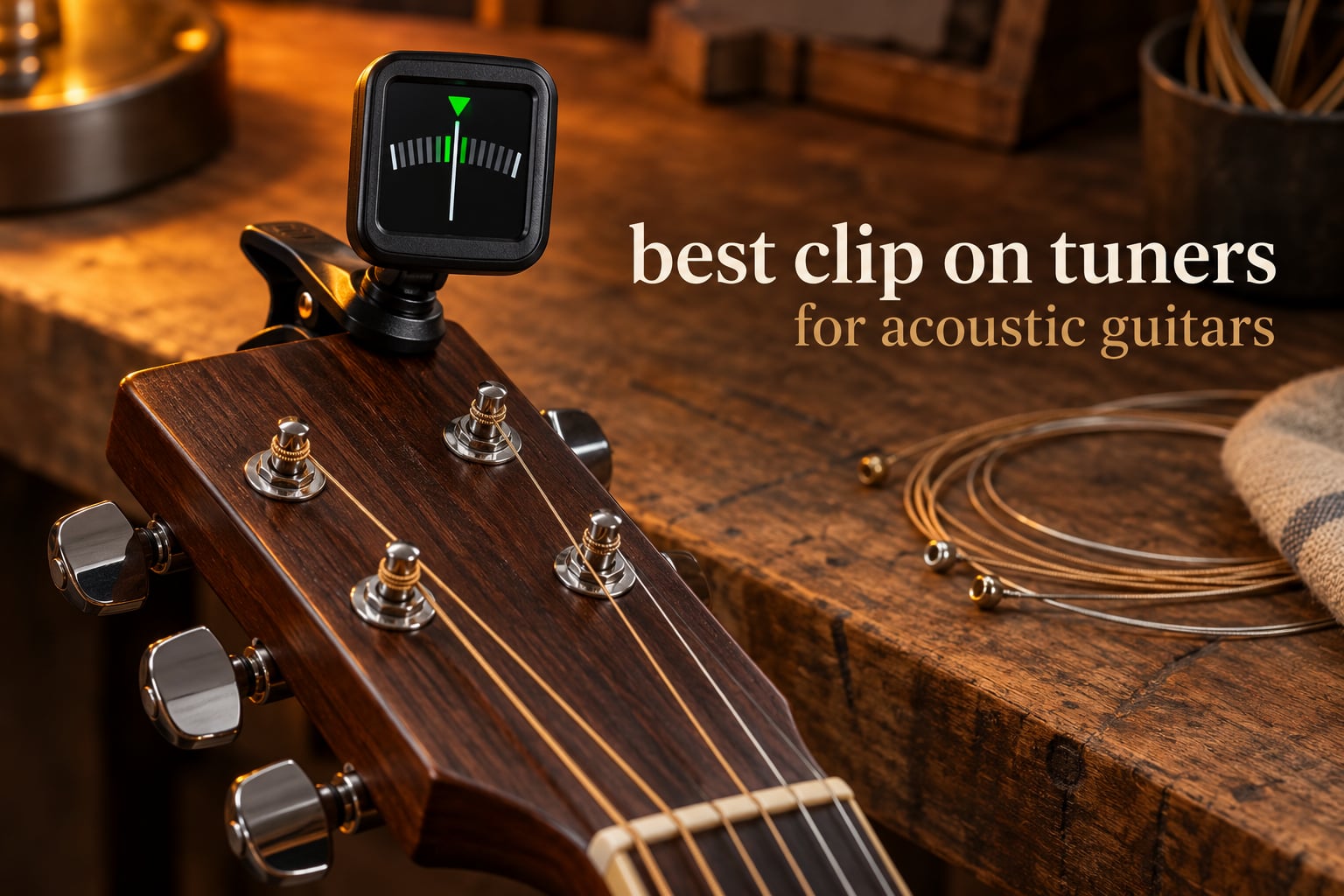 best clip on tuners for acoustic guitars