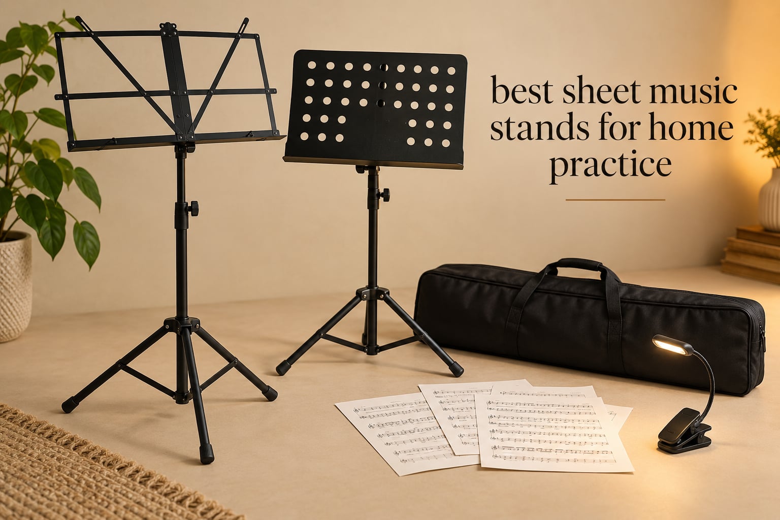 best sheet music stands for home practice
