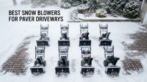 best snow blowers for paver driveways