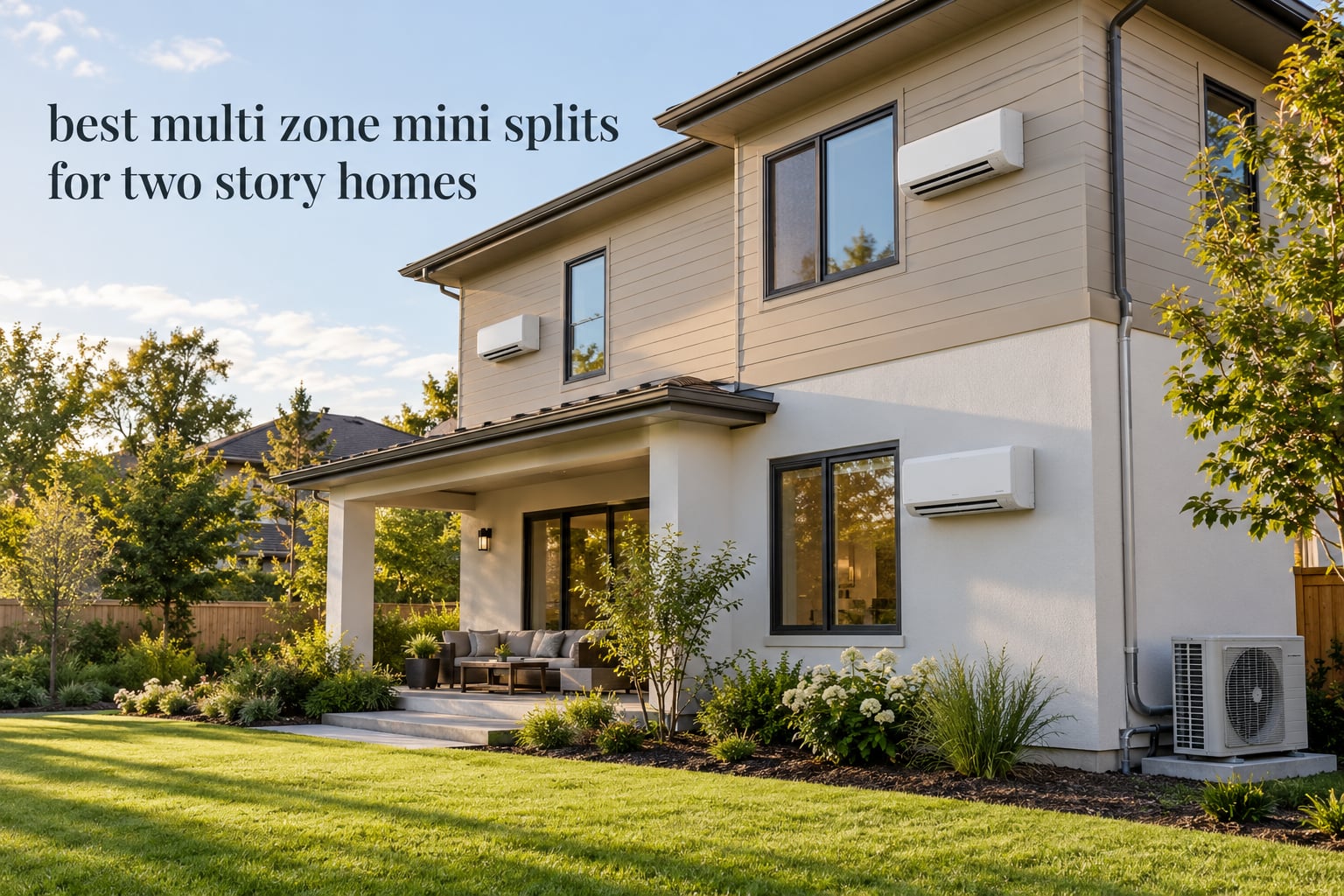 best multi zone mini splits for two story homes