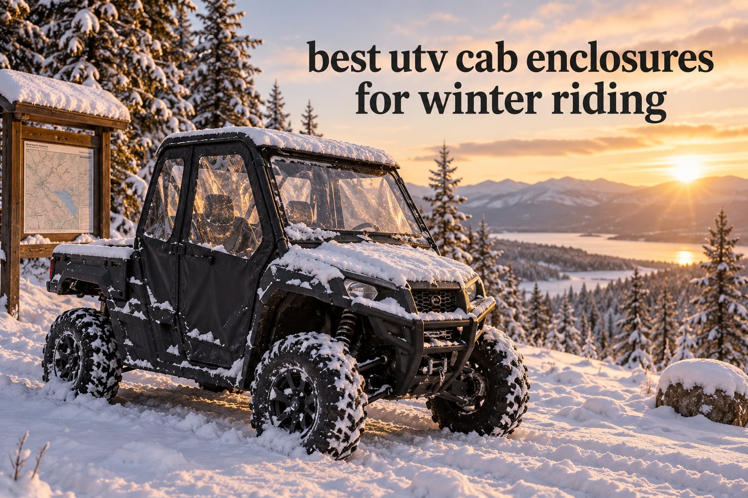 best utv cab enclosures for winter riding