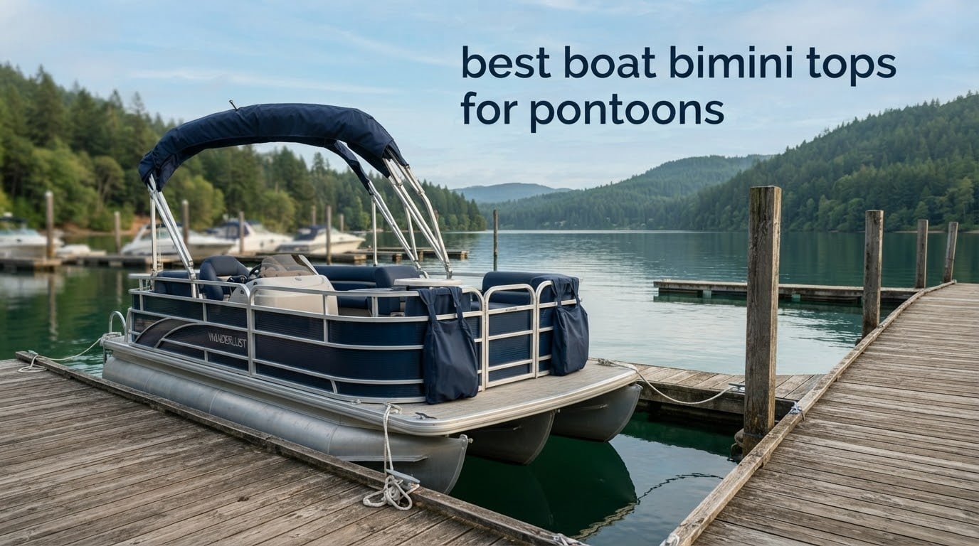 best boat bimini tops for pontoons
