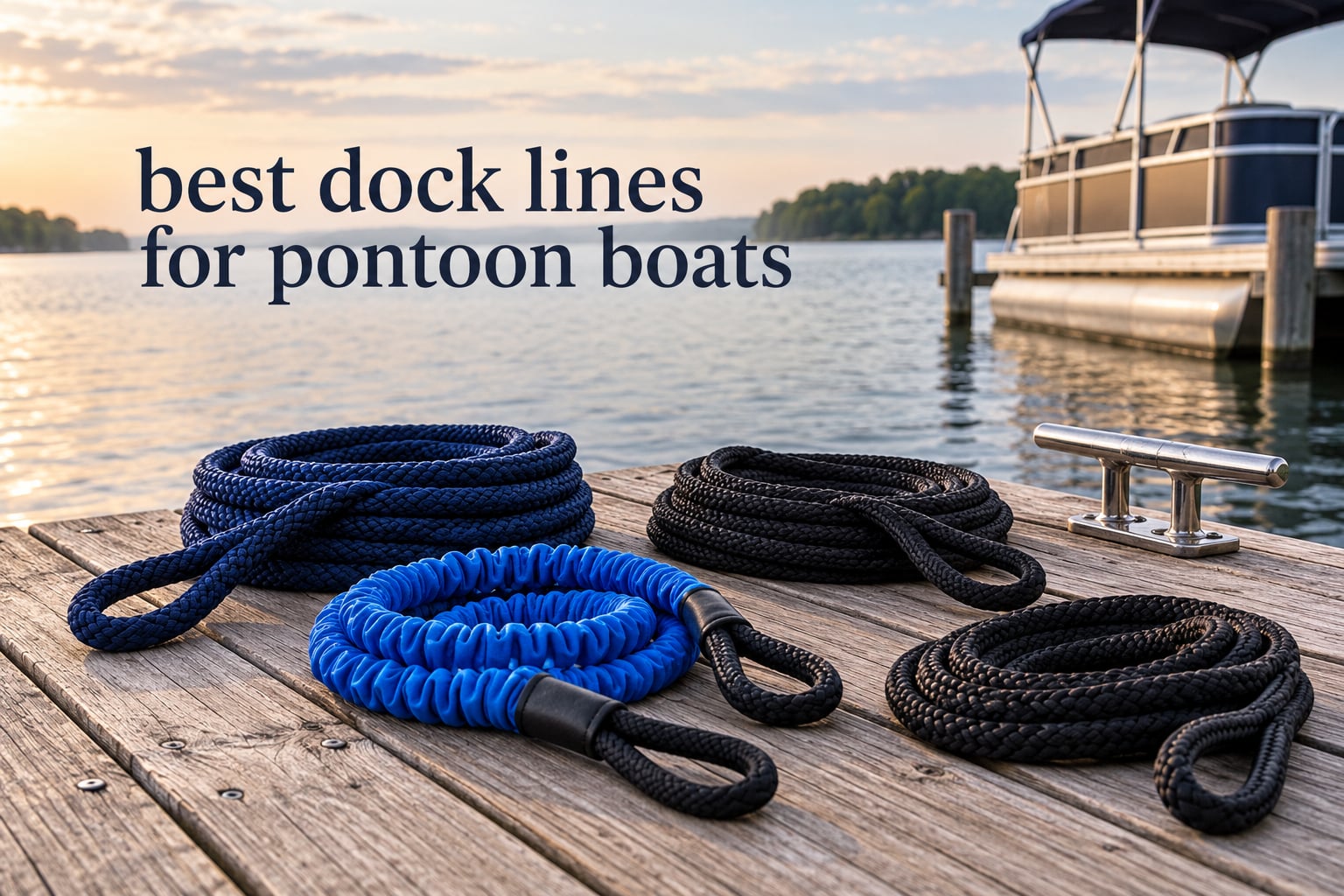 best dock lines for pontoon boats