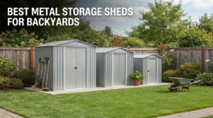 best metal storage sheds for backyards