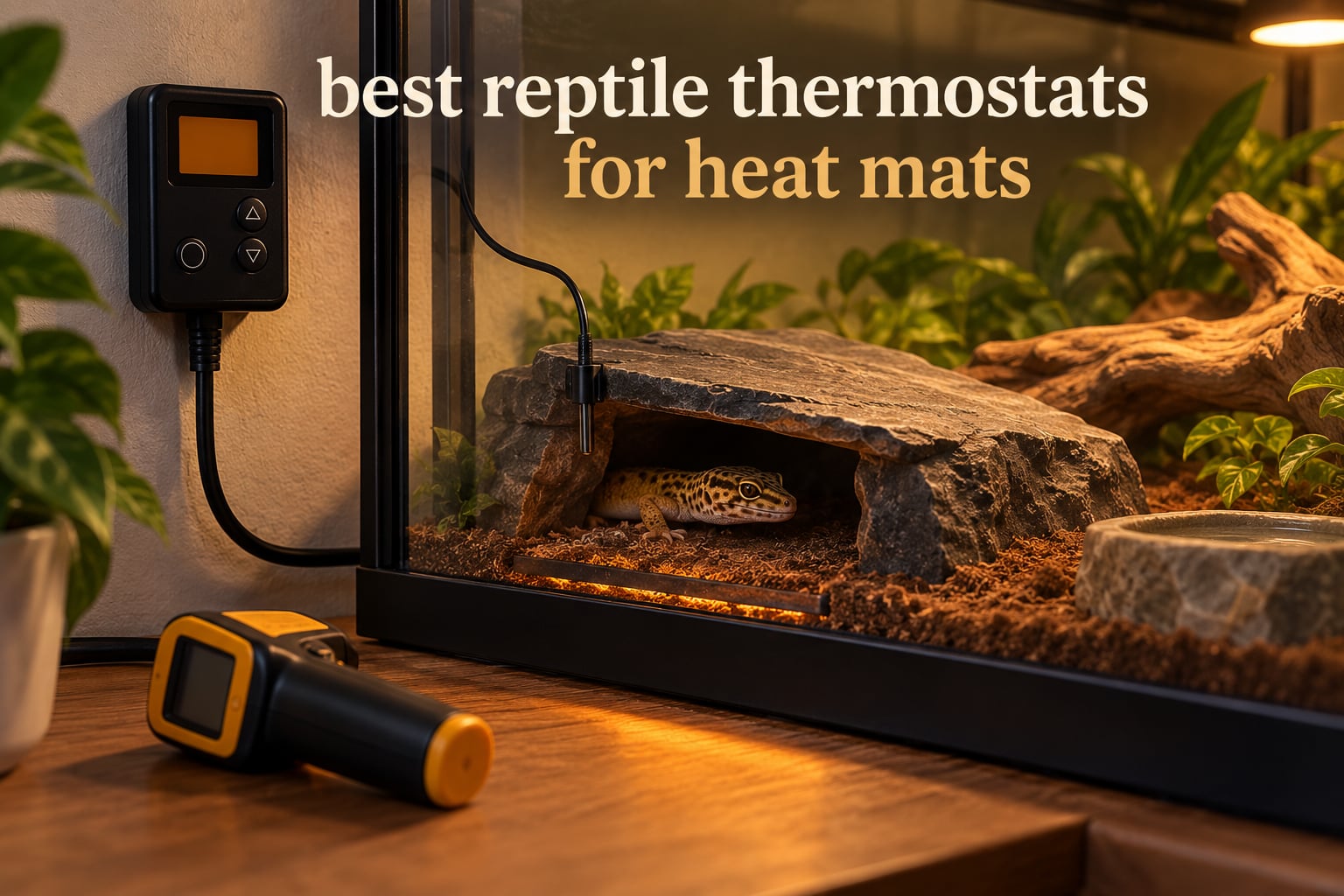 best reptile thermostats for heat mats