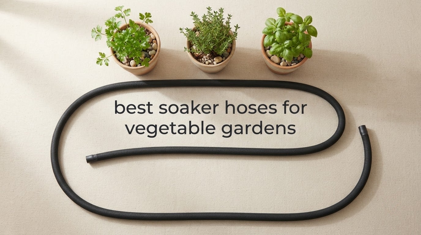 best soaker hoses for vegetable gardens