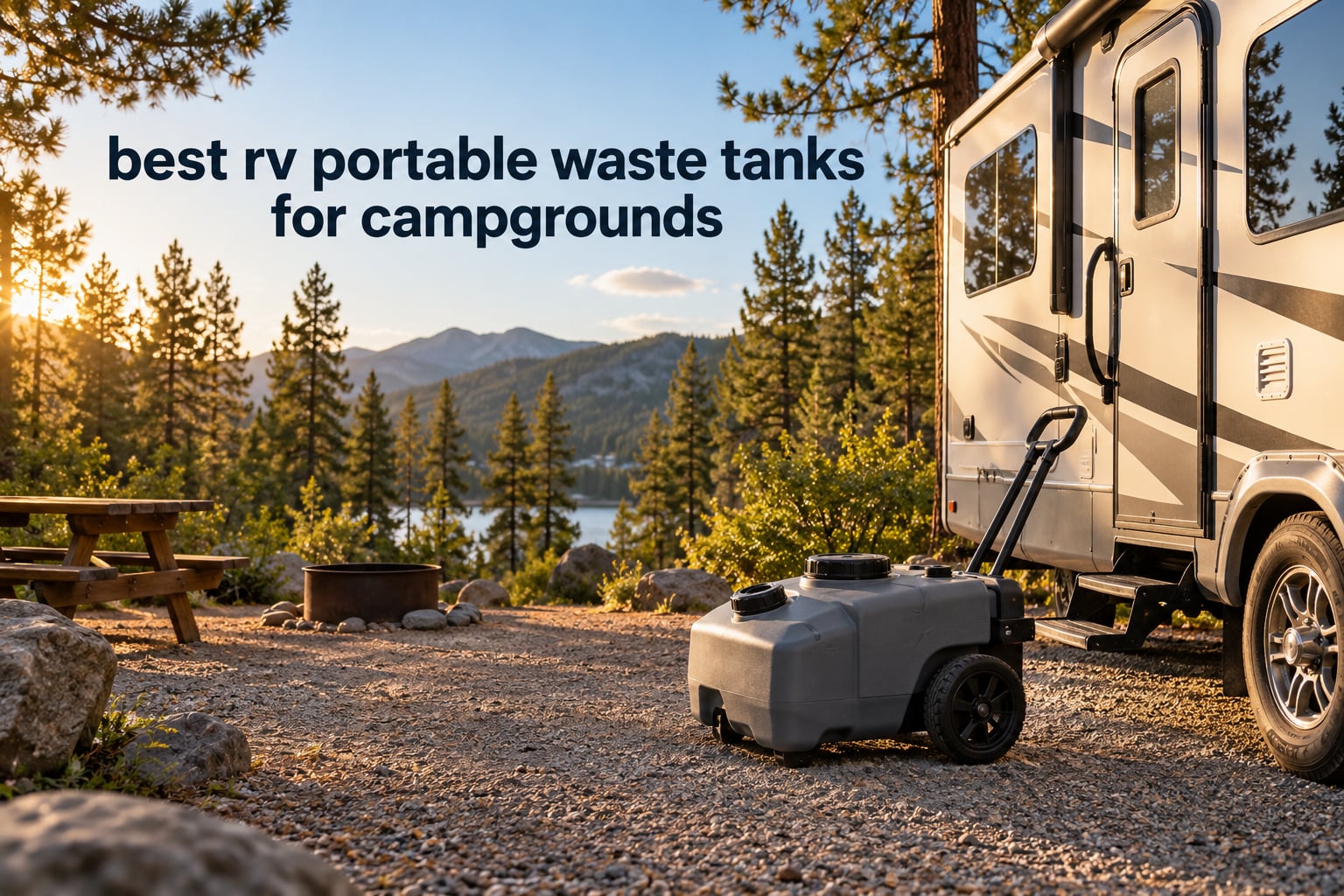 best rv portable waste tanks for campgrounds