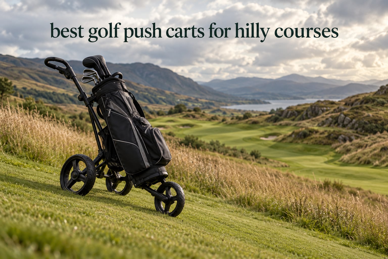 best golf push carts for hilly courses