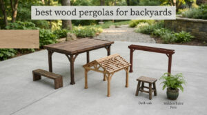 best wood pergolas for backyards