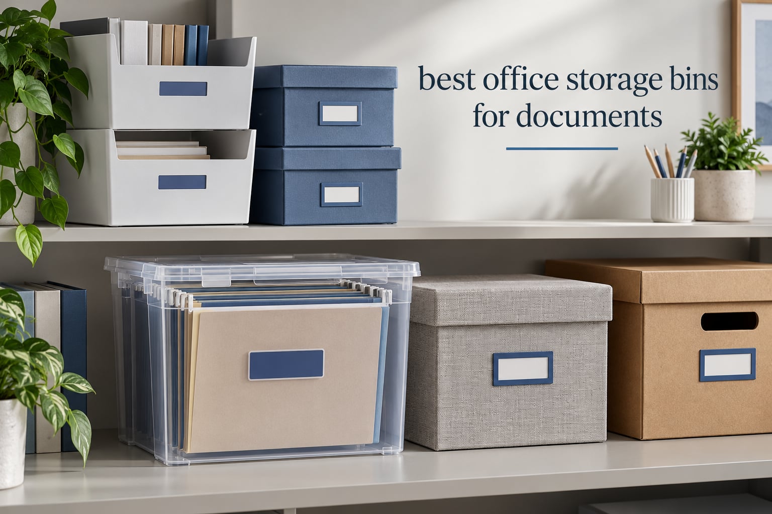 best office storage bins for documents