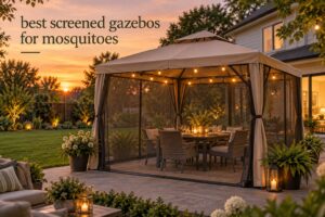 best screened gazebos for mosquitoes
