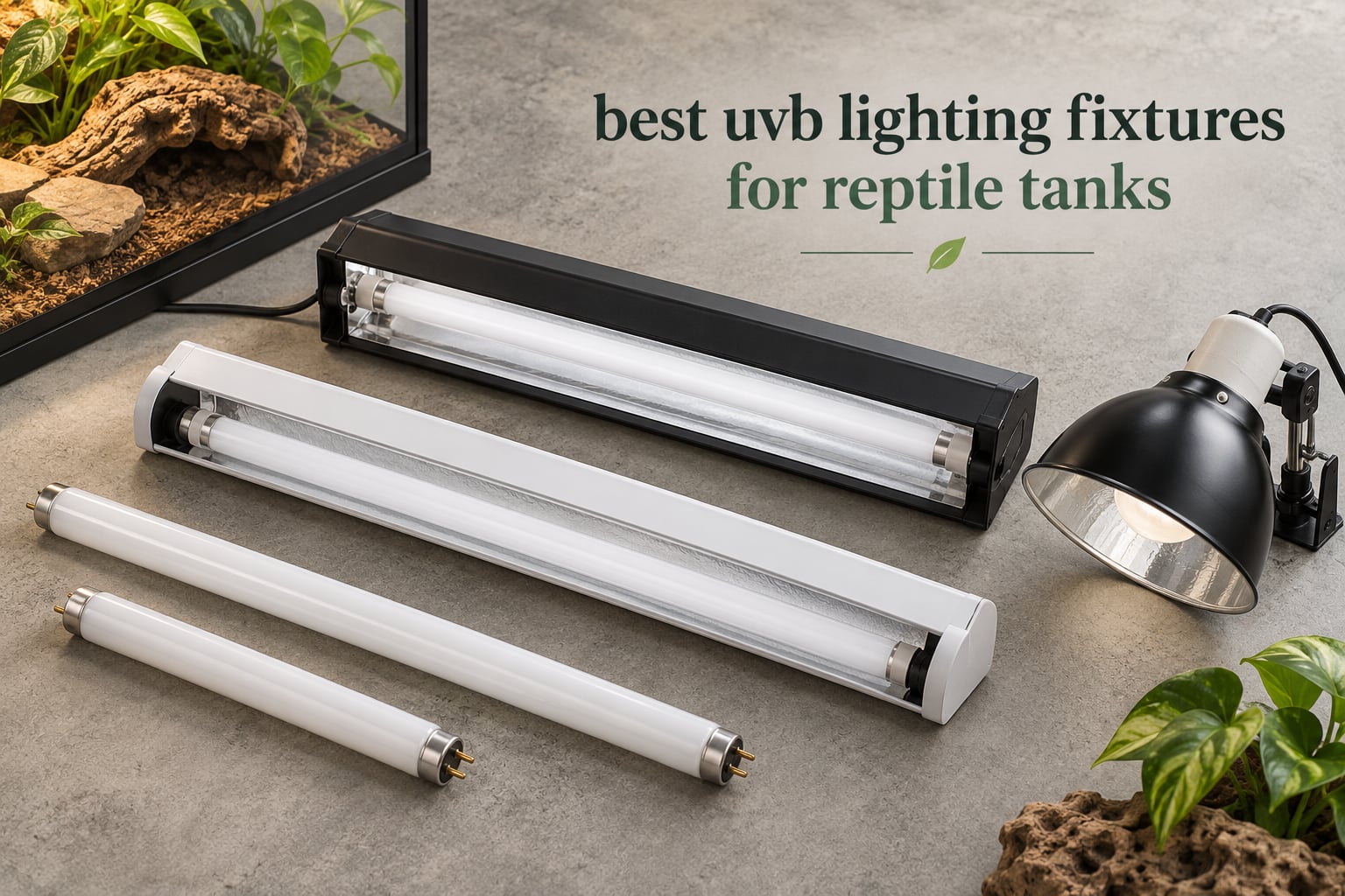best uvb lighting fixtures for reptile tanks