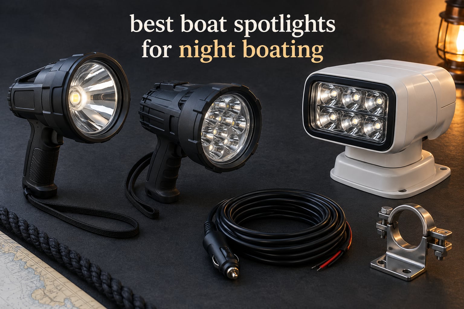 best boat spotlights for night boating
