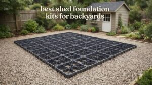 best shed foundation kits for backyards