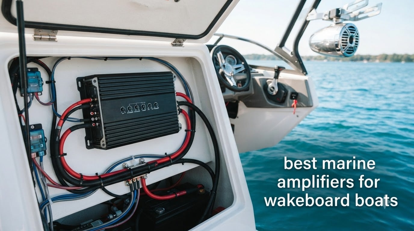 best marine amplifiers for wakeboard boats
