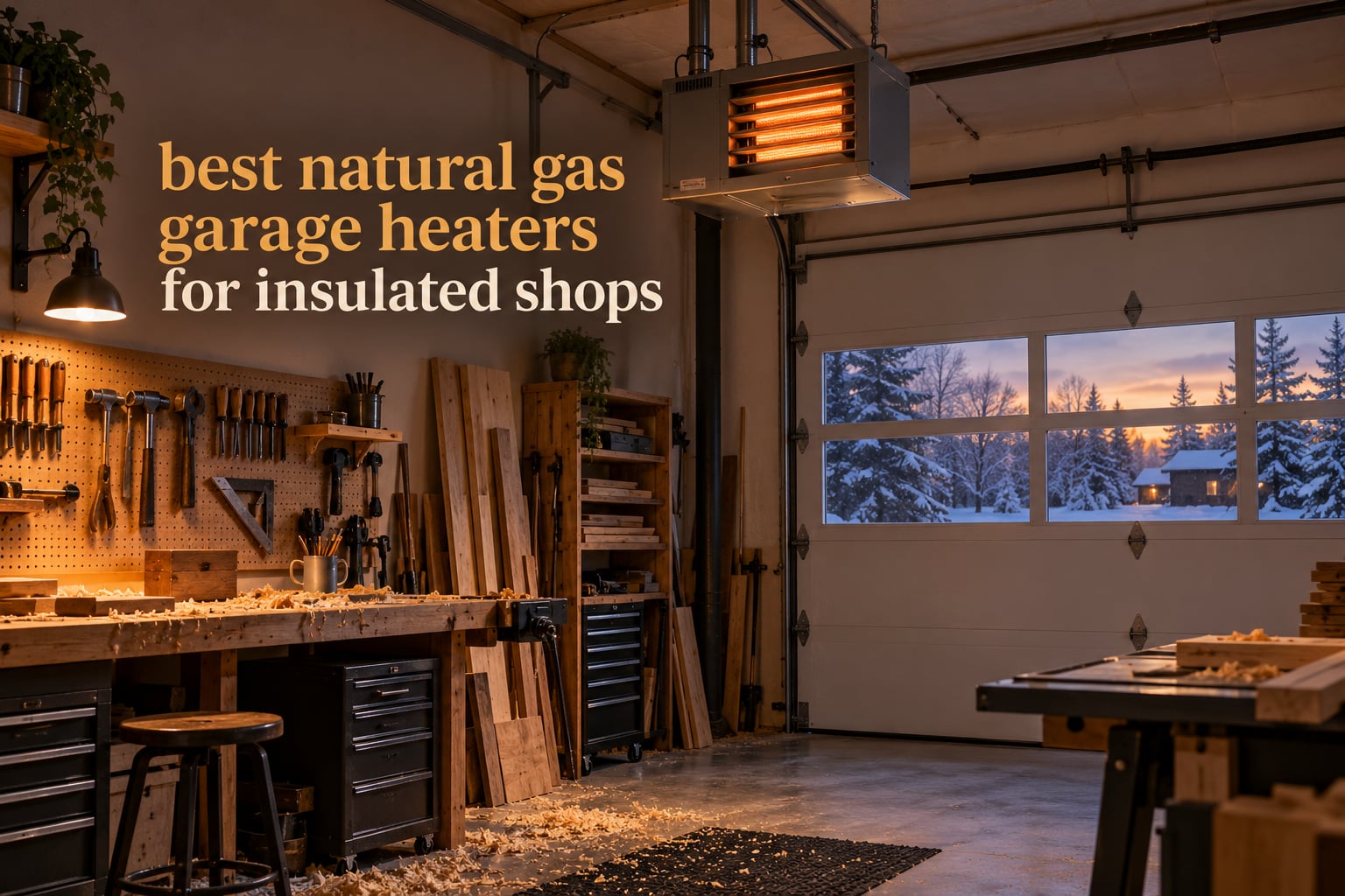 best natural gas garage heaters for insulated shops