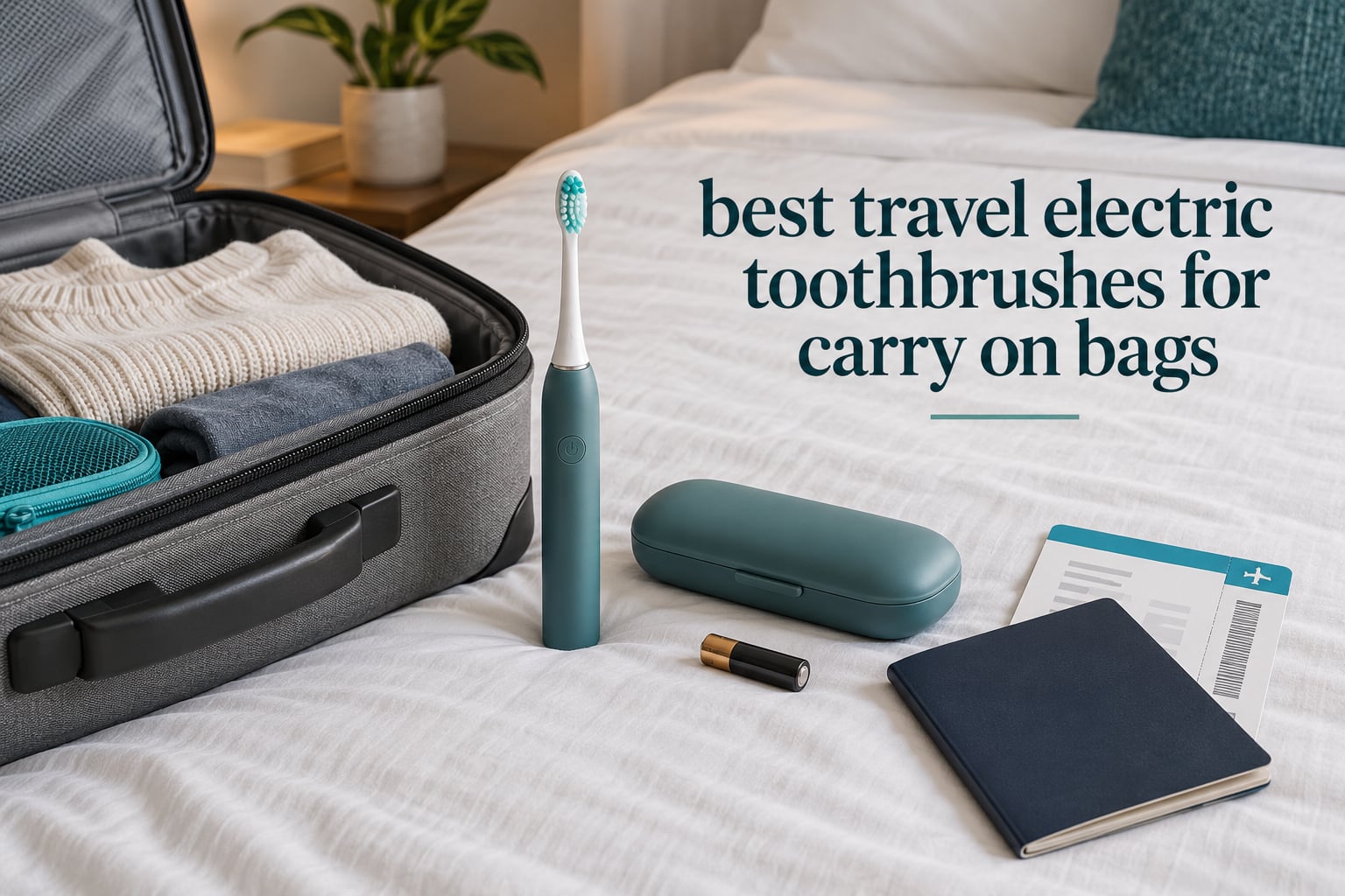 best travel electric toothbrushes for carry on bags