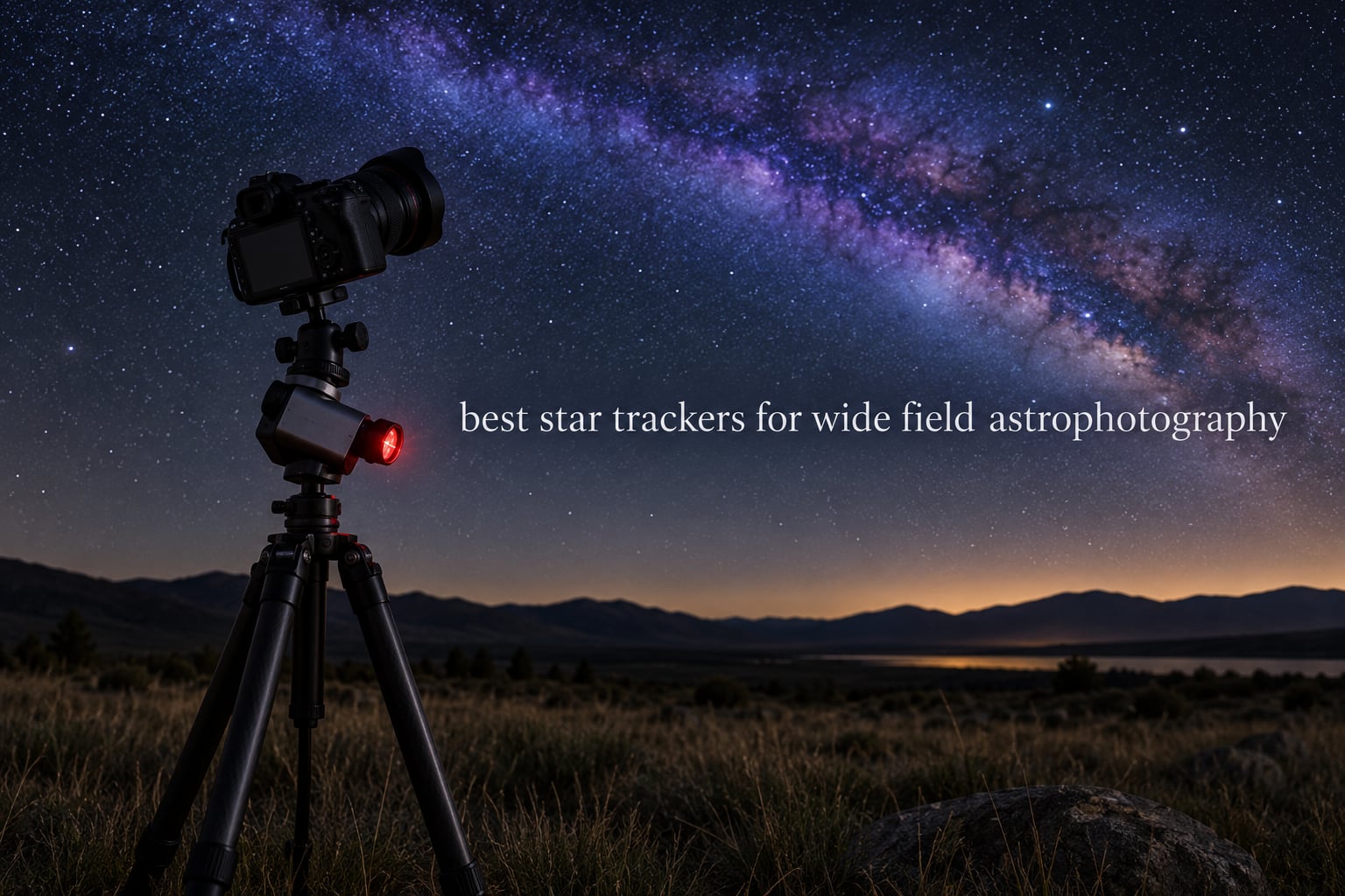 best star trackers for wide field astrophotography