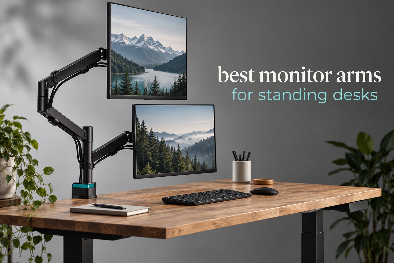 best monitor arms for standing desks