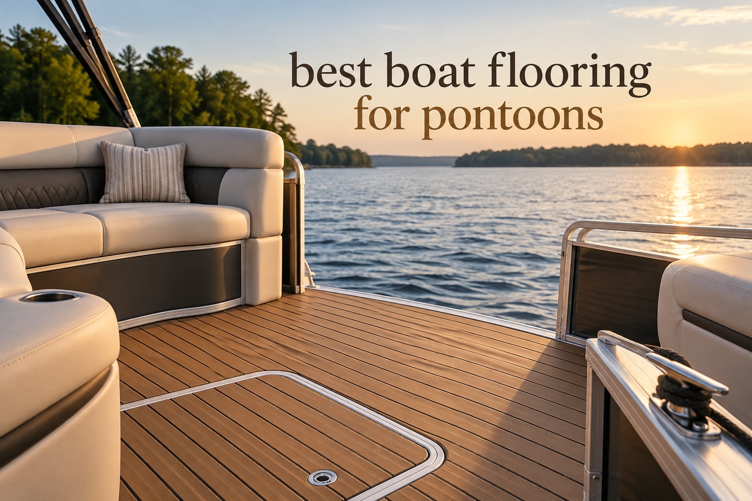best boat flooring for pontoons