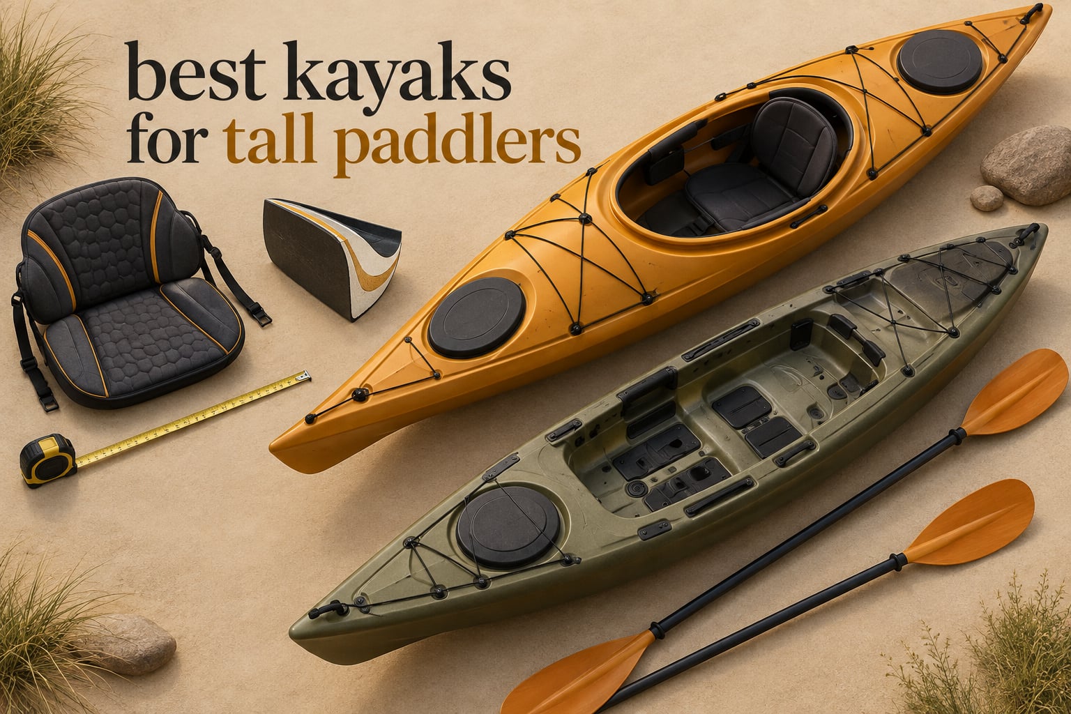 best kayaks for tall paddlers