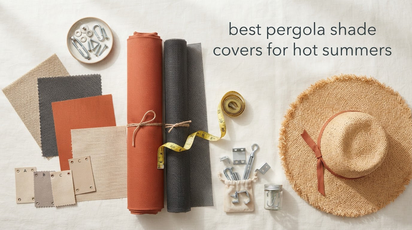 best pergola shade covers for hot summers