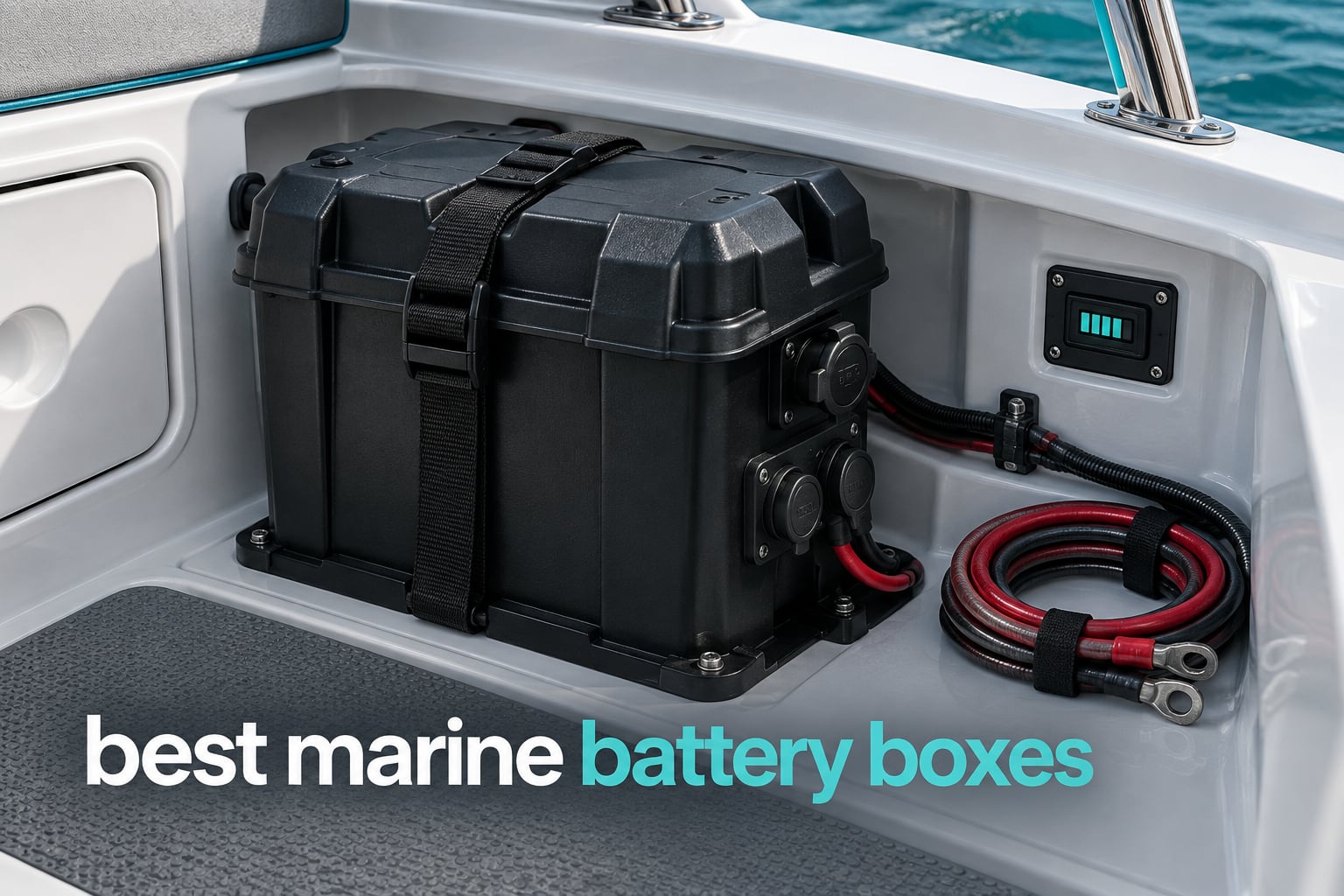 best marine battery boxes