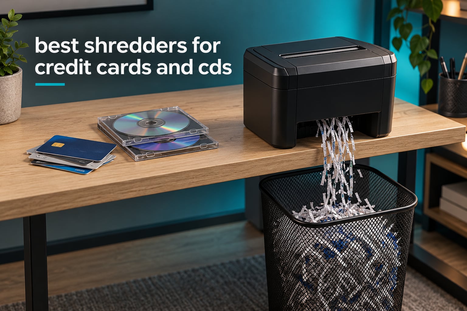 best shredders for credit cards and cds