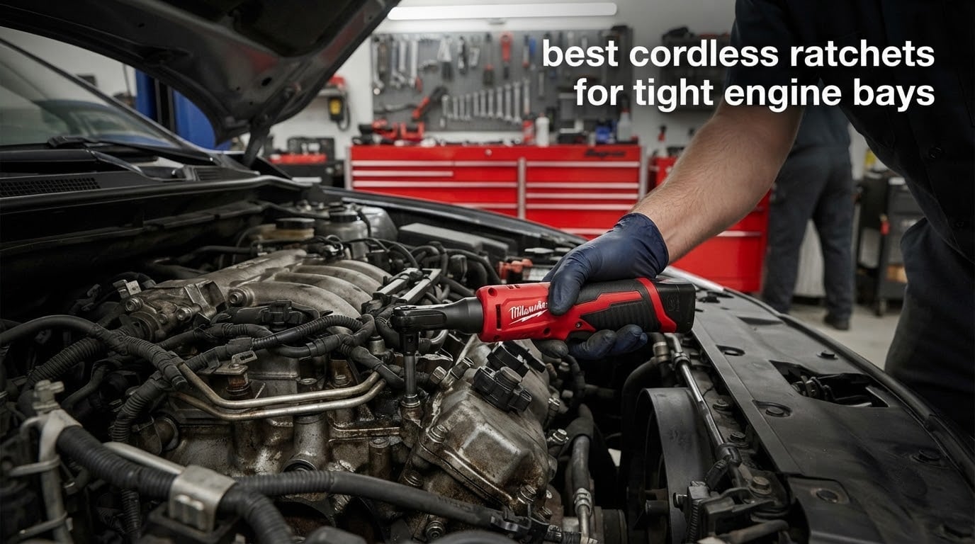 best cordless ratchets for tight engine bays
