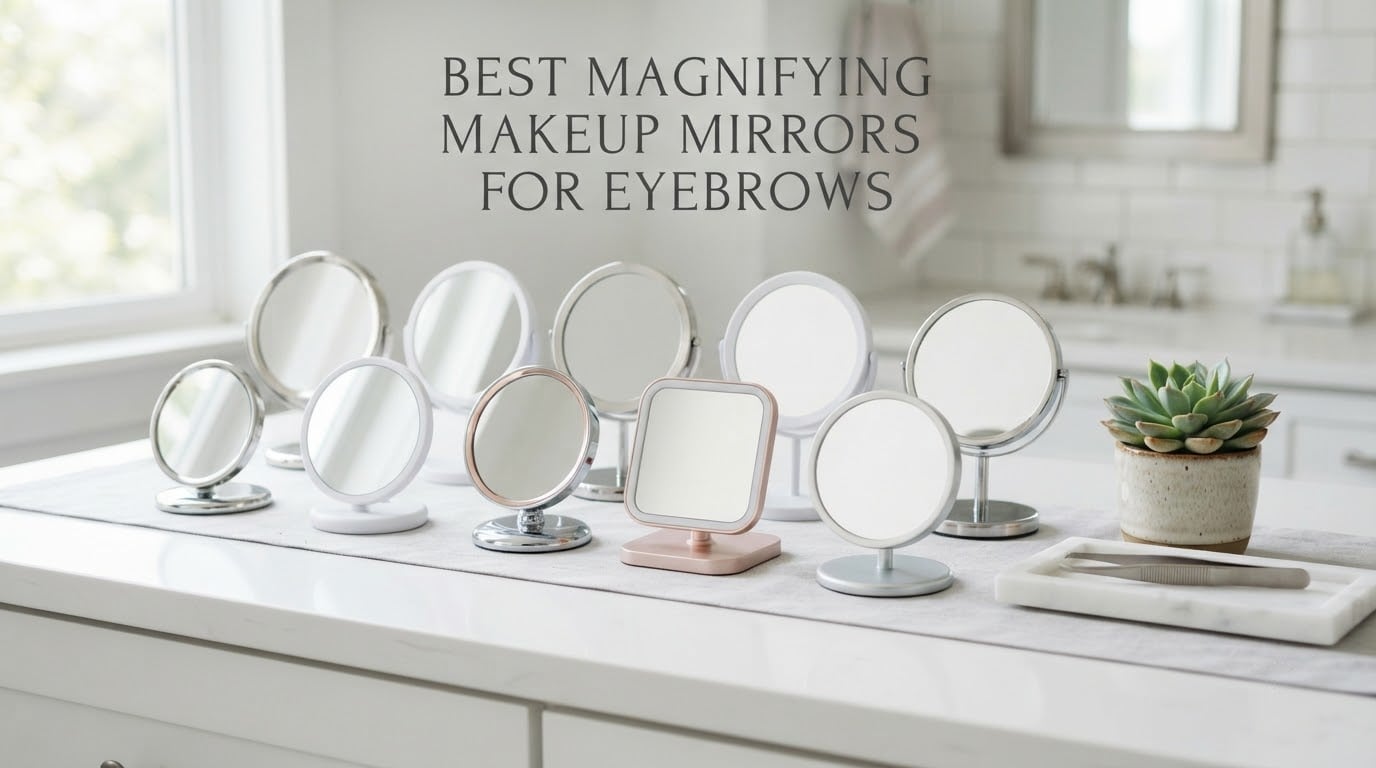 best magnifying makeup mirrors for eyebrows