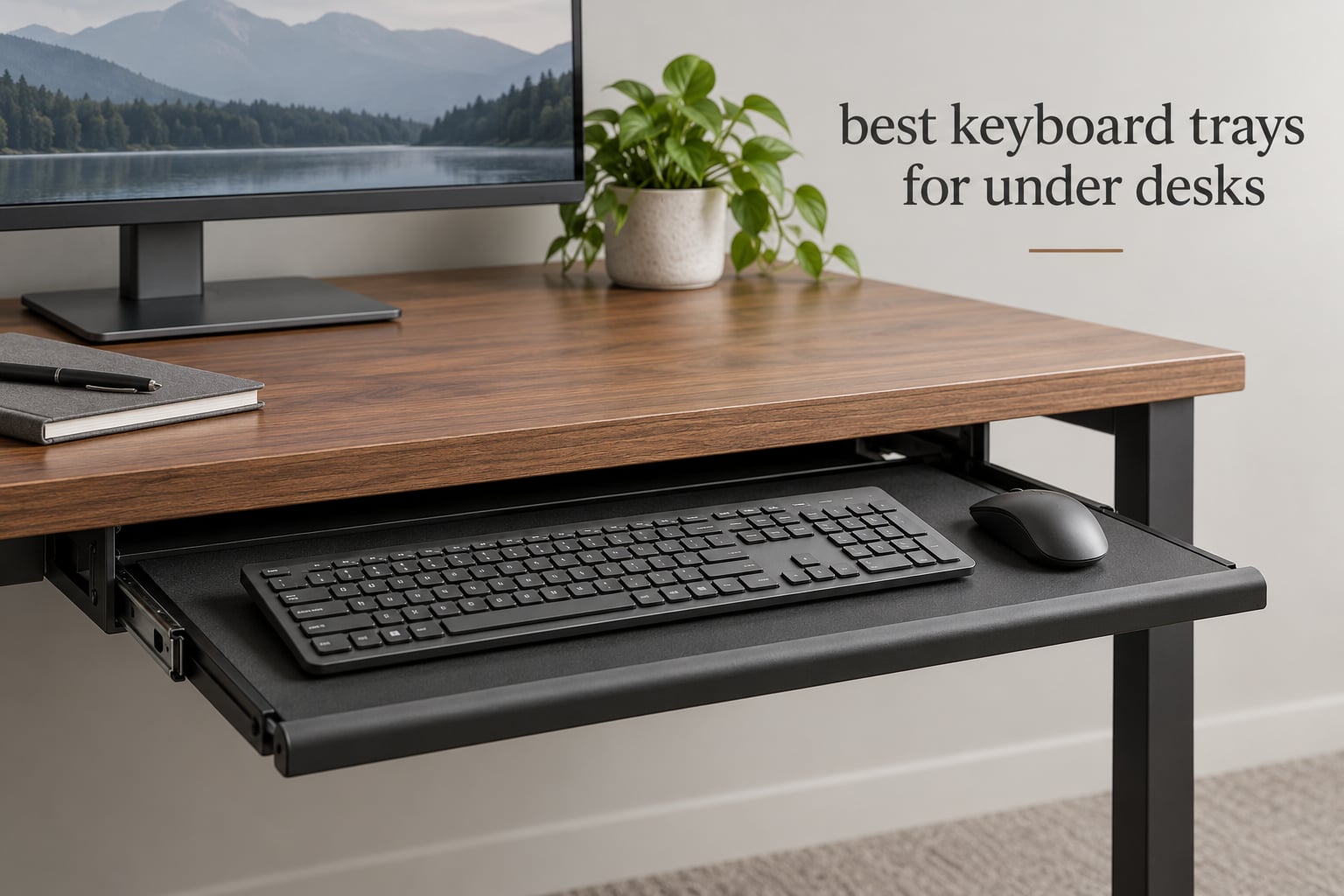 best keyboard trays for under desks