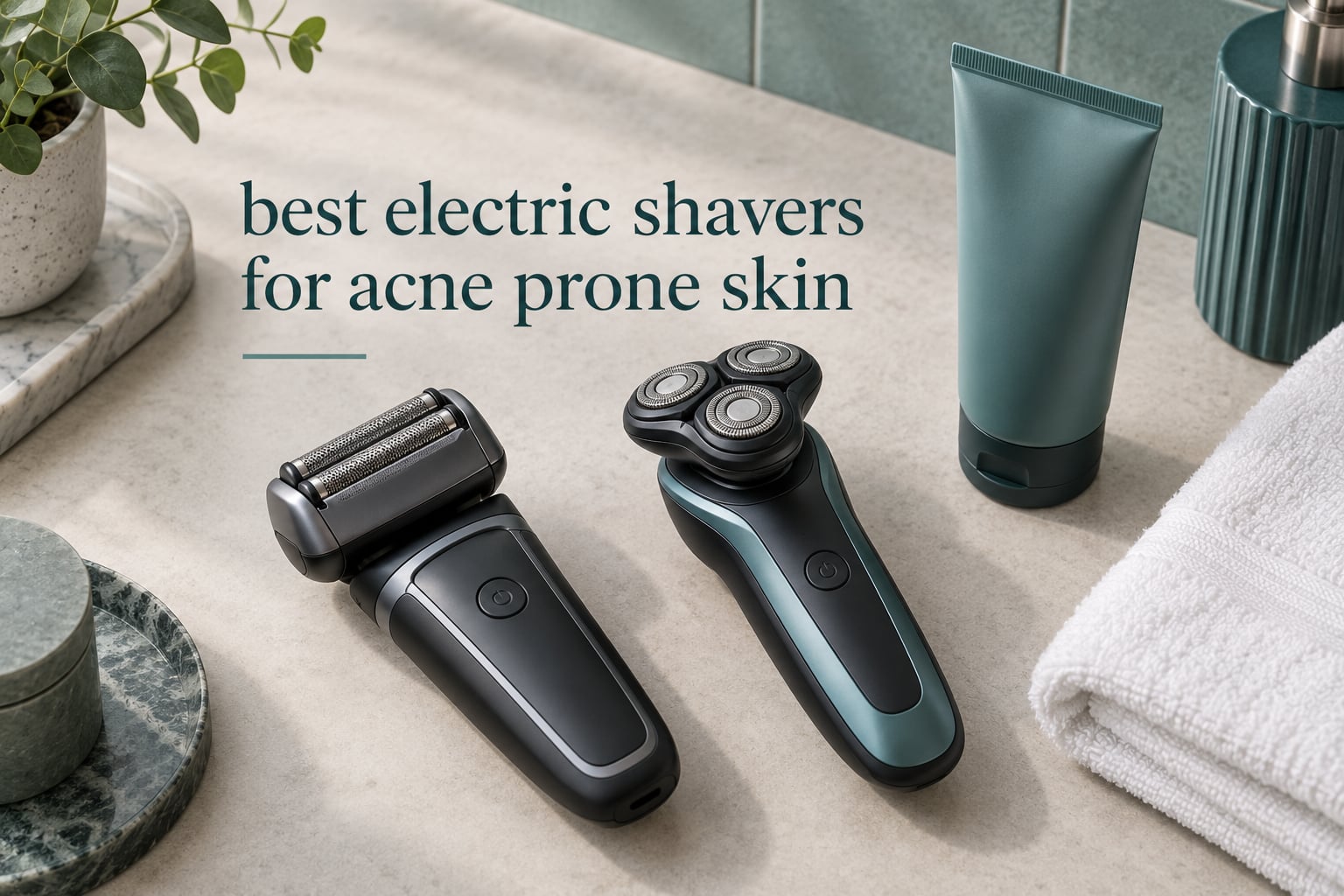 best electric shavers for acne prone skin